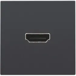 Niko Züblin 122-69416 Abdeckung mit HDMI zu Schrauben Verbindung anthracite 12269416