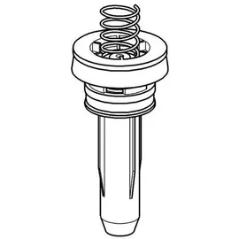 Grohe 43451000 Kolben komplett für WC-Druckspüler Silber