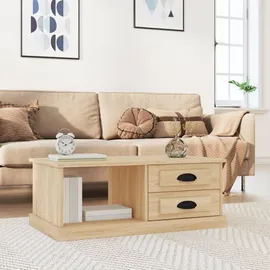 furnicato Couchtisch Sonoma-Eiche Braun 90 x 50 x 35 cm