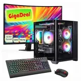 Hyrican GigaDeal Gaming-PC Infinity Mini BK 2023 32" LED AMD Ryzen 5 7500F 4,0 GHz 32 GB RAM 1 TB SSD GeForce RTX 5060 Windows 11