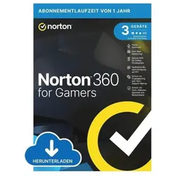 Norton 360 for Gamers 3 PC / 1 Jahr 50 GB - Kein Abo