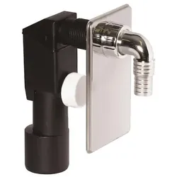 Multi Siphon für Waschmaschine Chrom Edelstahl E400CR