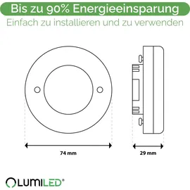 Lumiled GX53 LED-Spotlampe 12W 4000K neutralweiß