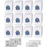 Hyclean 3d Fjm Staubsaugerbeutel Für Miele (12 Beutel, 2 Motorfilter, 2 Abluftfilter) Staubsaugerbeutel Für Miele Gn Xxl-packung, Alternative Zu Miele 9917730 Gn Hyclean 3d