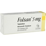 Teofarma FOLSAN 5 mg Tabletten 100 St