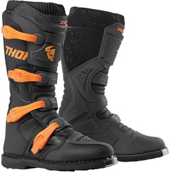 Thor Blitz XP Motocross Stiefel, grau-orange, Größe 48 für Männer