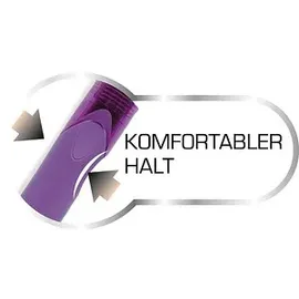 BIC 4-Farben-Kugelschreiber 4 Colours GRIP Fashion lila/weiß, Schreibfarbe: hellgrün, rosa, violett, türkis, 1 St.