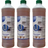 3x Abflussreiniger Rohrreiniger Rohrfrei Abflussfrei flüssig, Extra Stark, 1L