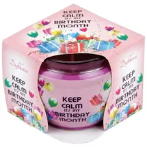 HS Candle Duftkerze Birthday 1 St. rosa