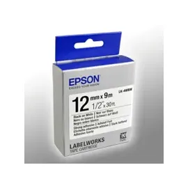 Epson Schriftband LK-4WBW schwarz auf weiß 12mm x 9m