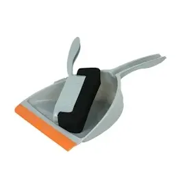 Gravidus Kehrgarnitur Schaumstoff-Kehrgarnitur Grau Orange