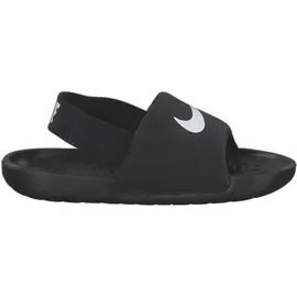 Nike Kawa Slide (TD), Black/White-White-White, 23 1⁄2