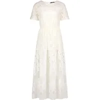 Zero Maxikleid Spitzenkleid Beige 42