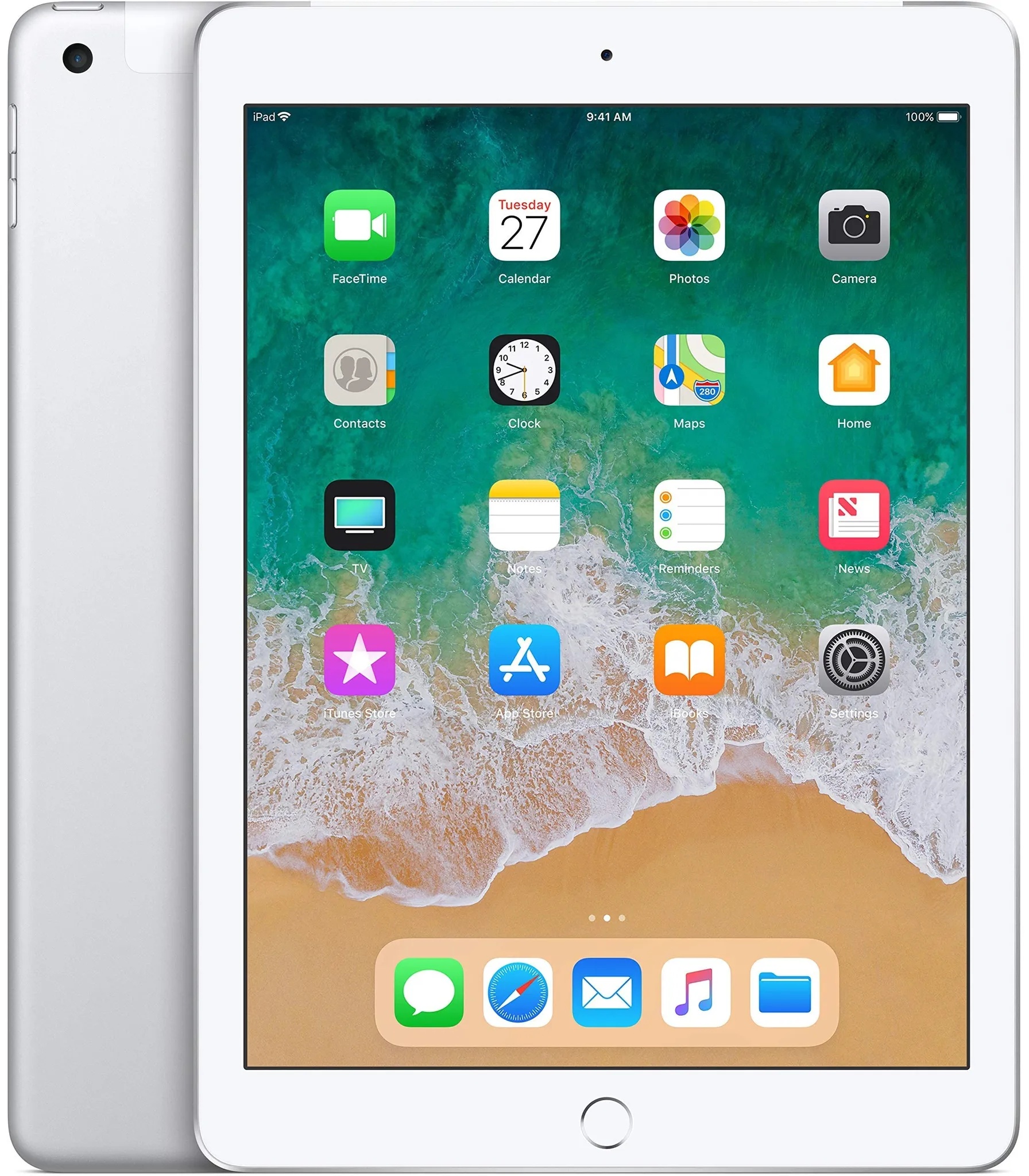 Apple iPad 9,7 " Anzeige Wi-Fi + Mobilfunk 32 GB - Silber (Erneuert)