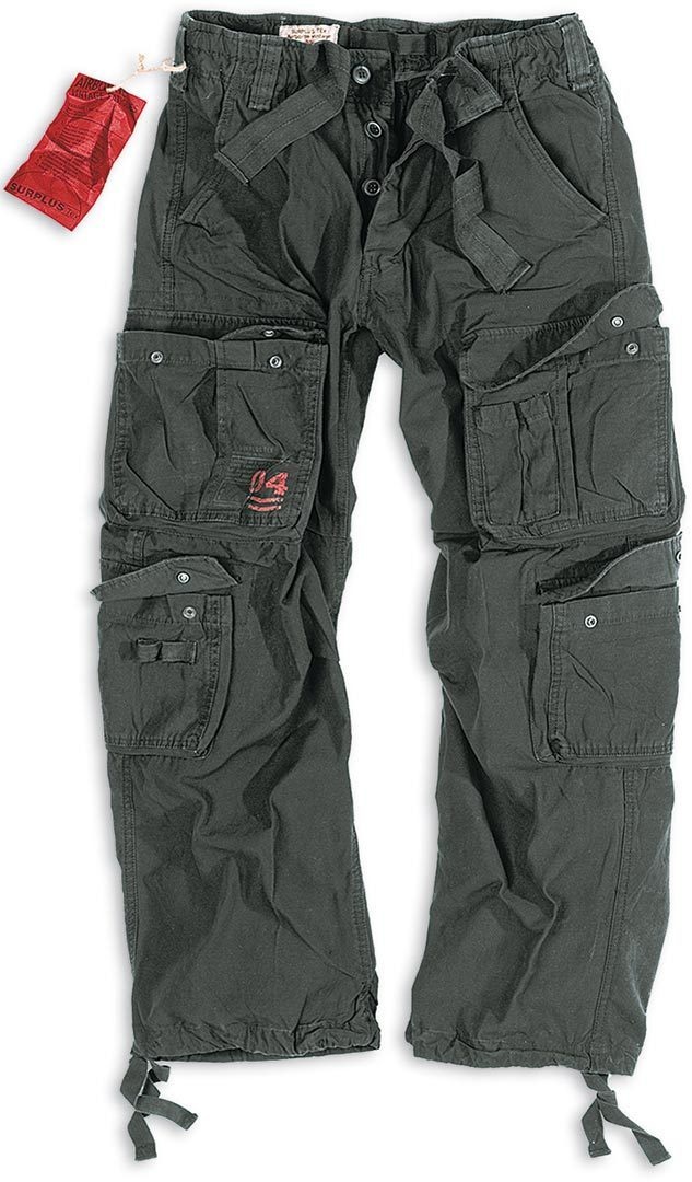 Surplus Airborne Vintage Broek, zwart, 5XL Voorman