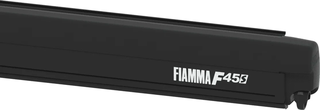 Fiamma F45s Deep Black Vw T5 Multivan Uk Version; Tuchfarbe Royal Grey     260 cm