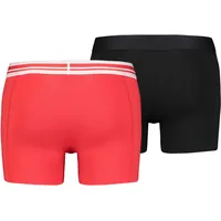 Puma Boxer (Packung, 2er-Pack), mit Logo-Bund rot