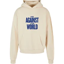 MERCHCODE Mister Tee Tupac Me against the World Ultra Heavy Oversize Hoodie - Beige