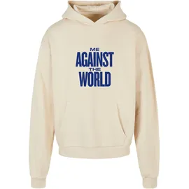 MERCHCODE Mister Tee Tupac Me against the World Ultra Heavy Oversize Hoodie - Beige