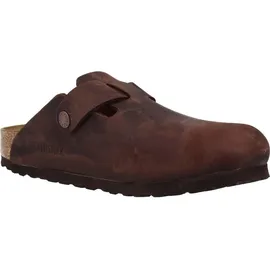 Birkenstock Boston Nubukleder geölt schmal habana 42