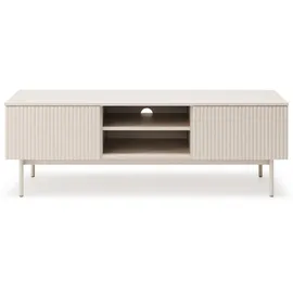 beautysofa Lowboard 150x50x38 cm Beige Metall/MDF/Spanplatte