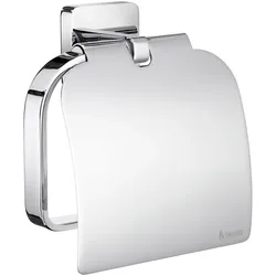 Smedbo Ice Toilettenpapierhalter mit Deckel OK3414, Accessoires, chrom