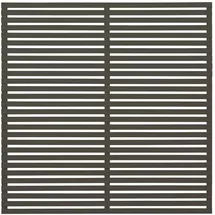 Plus Sichtschutzelement 180 x 180 cm grau Massivholz
