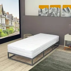 vidaXL Matratze 100 x 200 cm 7 Zonen Taschenfedern 20 cm H2