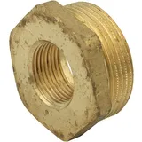 GENERAL FITTINGS - Messing Reduzierstück 3/4' ig auf 1 1/2' ag Reduzierung Übergang