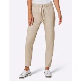 CREATION L Leinen-Viskose-Hose komfortabel Beige 38