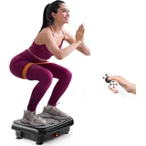 TISSCARE Vibrationsplatte Bis 180 Kg, Professionelles Fitnessgerät Für Zuhause -