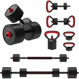 JOROTO Hantel-Set JD30 Verstellbares Hantelset 10/30kg, 4-in-1 Hanteln Set für Zuhause