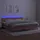 vidaXL Boxspringbett mit Matratze & LED Rosa 200x200 cm Samt