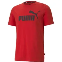 Puma Essentials Logo Men's Tee high risk red XL