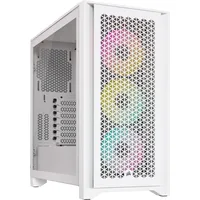 Corsair iCue 4000D RGB Airflow, weiß, Glasfenster (CC-9011241-WW)