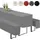 heimtexland ® Hussen Set 3-teilig Bierzeltgarnitur 1x Tischhusse Biertisch 2x Bankhusse Bierbank Tischdeko Typ860 Anthrazit 70x220 cm - Grau