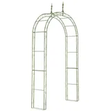 TPFGarden Rosenbogen, Grün, Metall, 147x264x27 cm, Gartenzubehör, Gartendeko