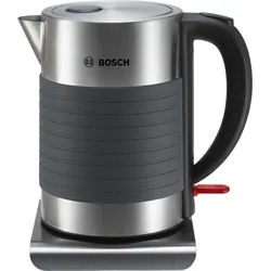 BOSCH Wasserkocher "TWK7S05" silberfarben Edelstahl Wasserkocher