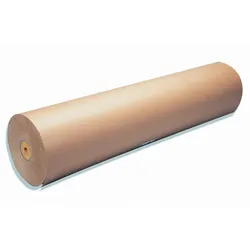 Clairefontaine Braunes Kraftpapier gerippt 60g, Rolle 400x0,70m - Kraft braun 295771C