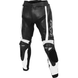 BÜSE Track Damen Motorrad Lederhose, schwarz-weiss, Größe M