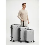 Redolz Essentials 07 Koffer-Set 3-tlg. grau/silber