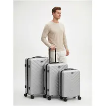 Redolz Essentials 07 Koffer-Set 3-tlg. grau/silber