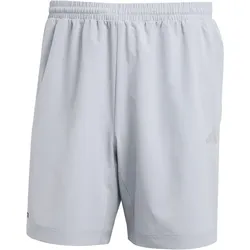 adidas Performance Tech Apparel Trainingsshorts Herren JZ8497 - halo silver XXL/7"
