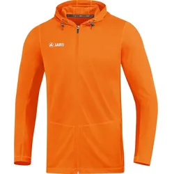 JAKO Kinder Kapuzenjacke Run 2.0, neonorange, 164