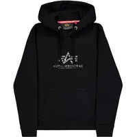 Alpha Industries Hoodie BL Mirror Leo Schwarz S