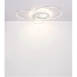 GLOBO Deckenleuchte 1 LED silberfarben