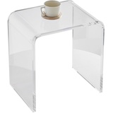 Vevor Acryl-Beistelltisch 415 x 305 x 460 mm, U-förmiger Acryltisch Beistelltisch, Transparenter Couchtisch für Getränke, Essen, Snacks, Verwendet im Wohnzimmer, Schlafzimmer, Arbeitszimmer usw.