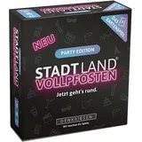 Denkriesen Stadt Land Vollpfosten - Das Kartenspiel - Party Edition Jetzt geht's rund