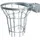 Sport-Thieme Basketballkorb Silber 45 cm