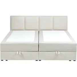 Beliani Baronet 180 x 200 cm Cremeweiß